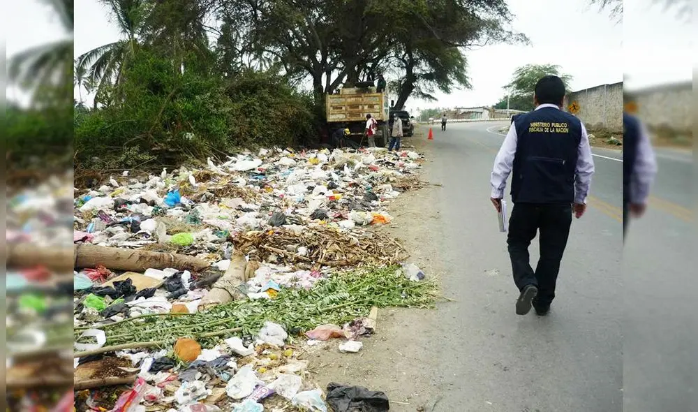 Piura: constatan arrojo de dos toneladas de basura en calles