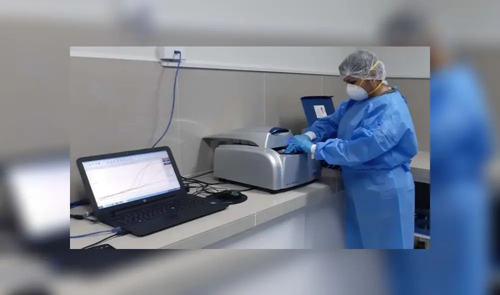 Pruebas moleculares. Créditos: Andina. Pruebas moleculares. Créditos: Andina.