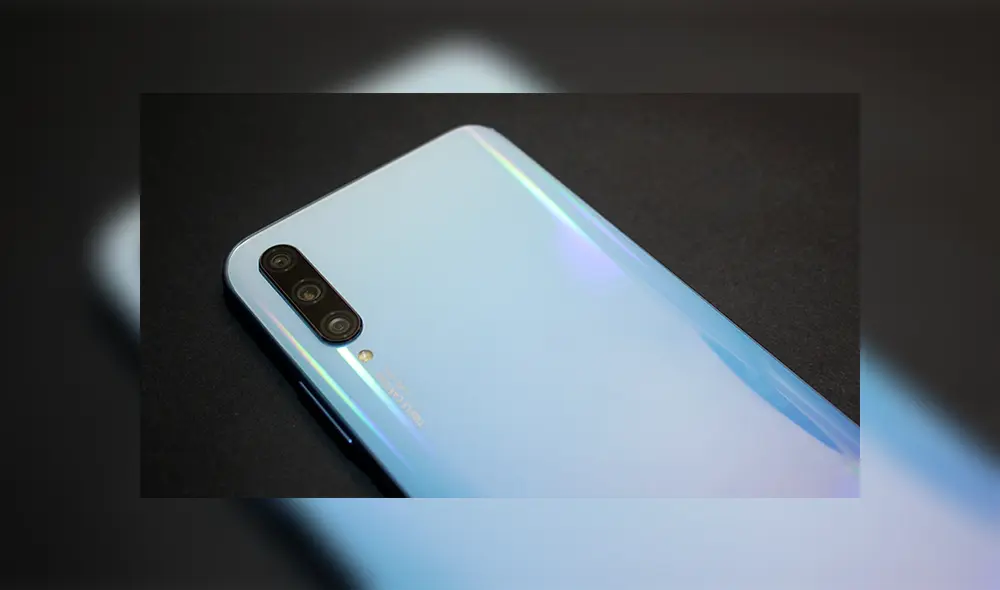 Módulo de triple cámara trasera del Huawei Y9s. | Foto: Carol Larrain