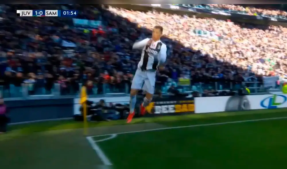 Cristiano Ronaldo: hinchas de la Juventus imitaron su clásica celebración [VIDEO]