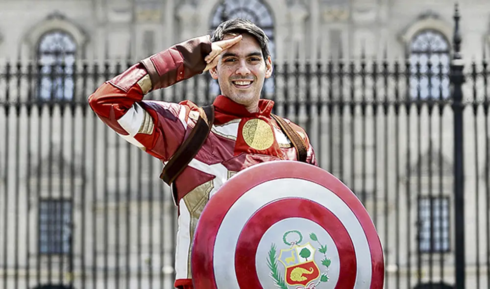 Rafael Aita, está en Facebook e Instagram como Capitán Perú.