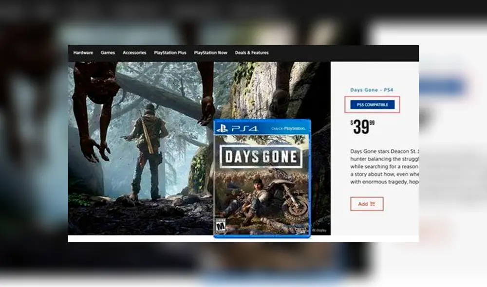 Etiqueta se filtró en la tienda oficial de PlayStation Direct señalando qué juego de PS4 será compatible con PS5 ¿No serán todos? Etiqueta se filtró en la tienda oficial de PlayStation Direct señalando qué juego de PS4 será compatible con PS5 ¿No serán todos?