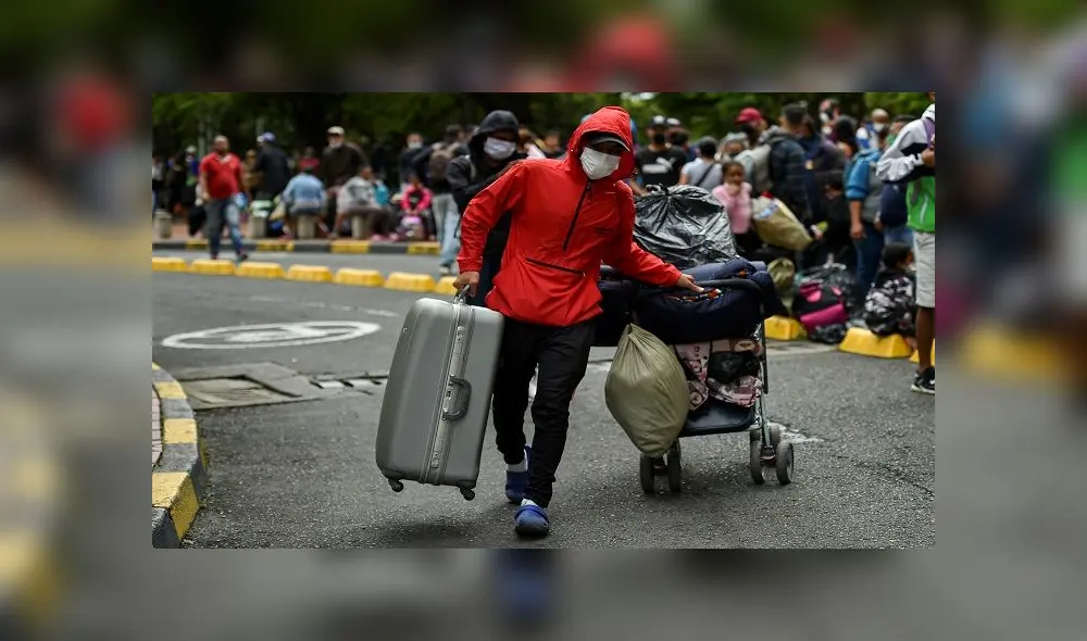 La mayoría de los venezolanos que se han regresado lo hicieron desde Colombia. Foto: AFP La mayoría de los venezolanos que se han regresado lo hicieron desde Colombia. Foto: AFP