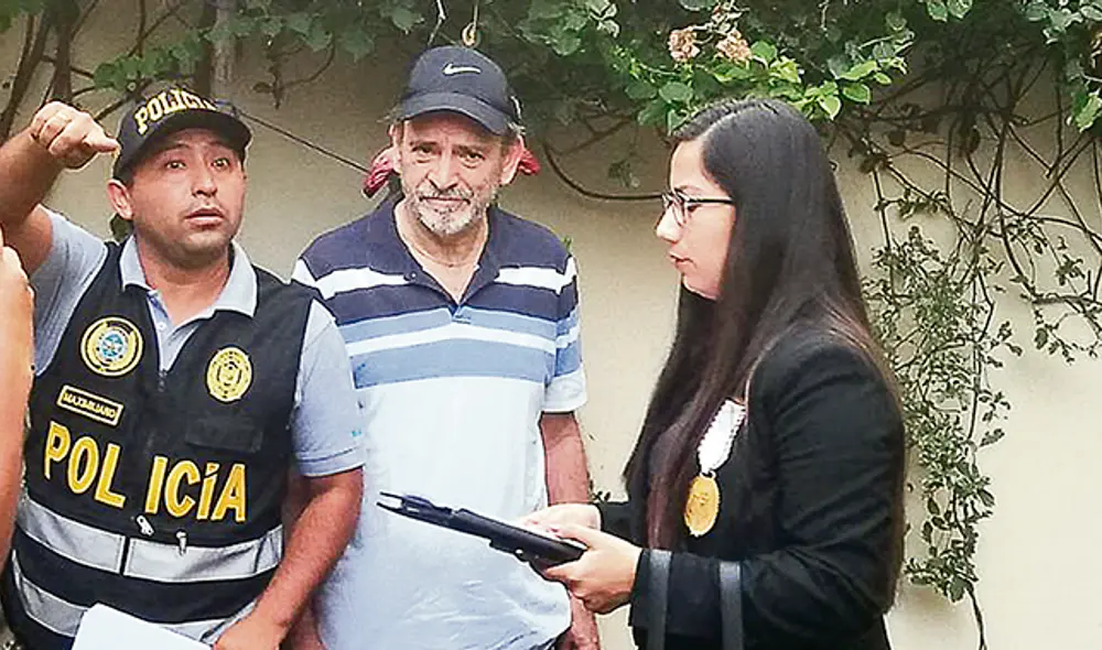 Yehude Simon fue detenido en su casa en Surco, cerca de las 8.00 de la mañana, por policías y la Diviac y fiscales del equipo especial lava Jato. Foto: Diviac