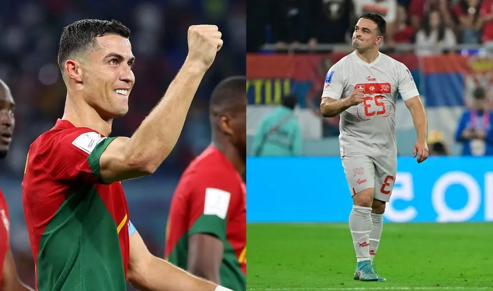 Portugal y Suiza se enfrentarán nuevamente este años tras chocar en la UEFA Nations League. Foto: Composición LR/AFP
