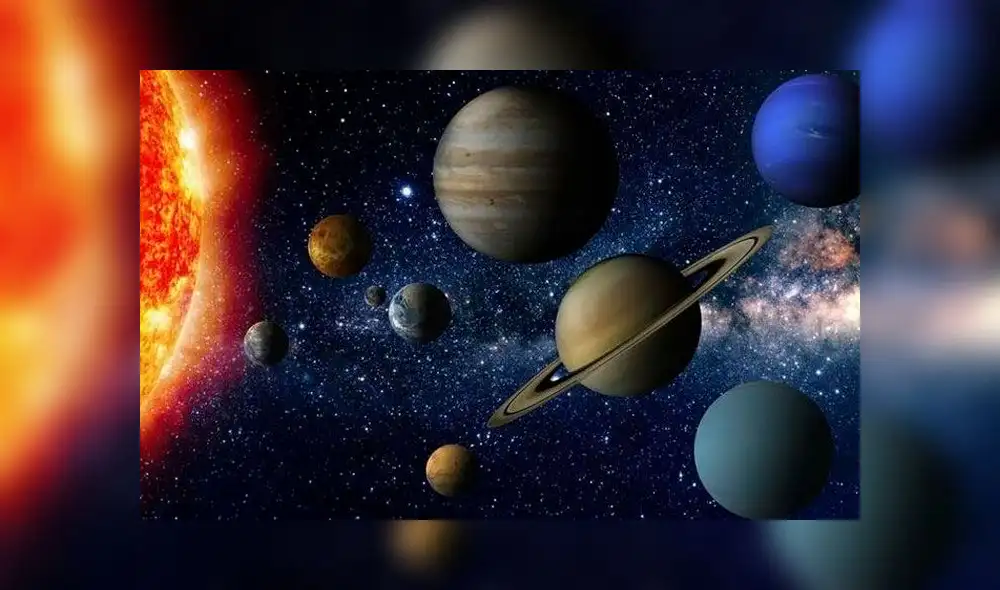 Además de los ocho planetas del Sistema Solar, la animación muestra a dos planetas enanos: Ceres y Plutón. Foto: Difusión.