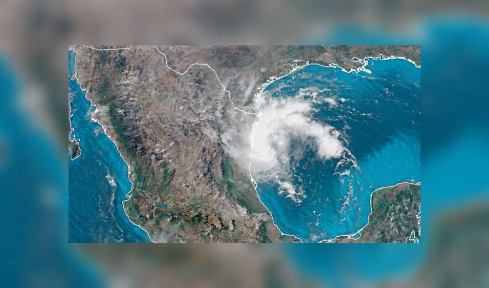 Fernand en su paso por el noreste de México. Foto: CNN Fernand en su paso por el noreste de México. Foto: CNN