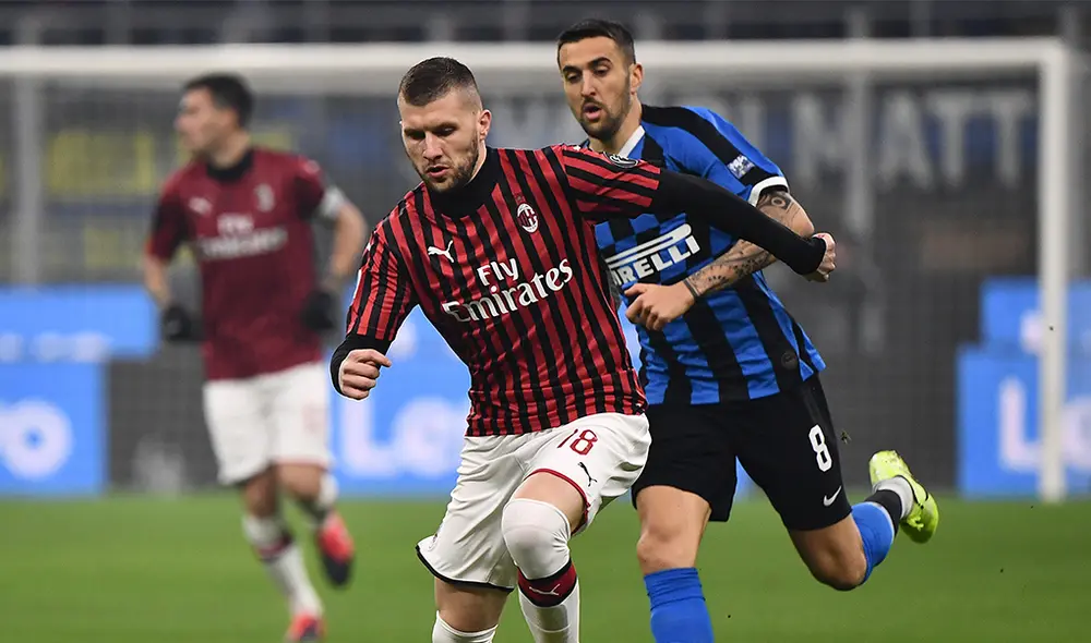 Inter vs Milan EN VIVO por la fecha 23 de la Serie A. Foto: AFP