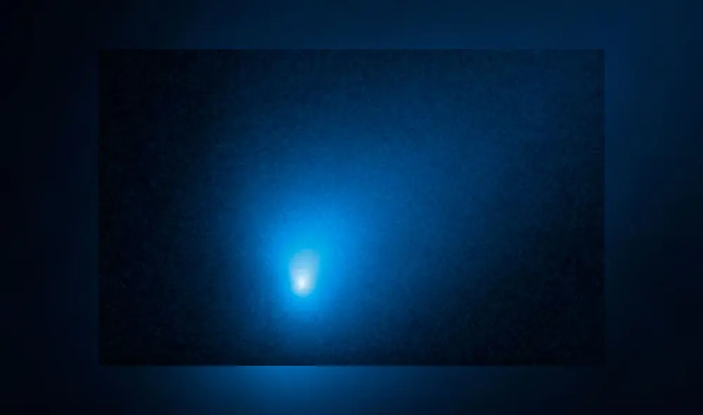 El cometa interestelar Borisov captado por el telescopio espacial Hubble de la NASA. Captura de video.