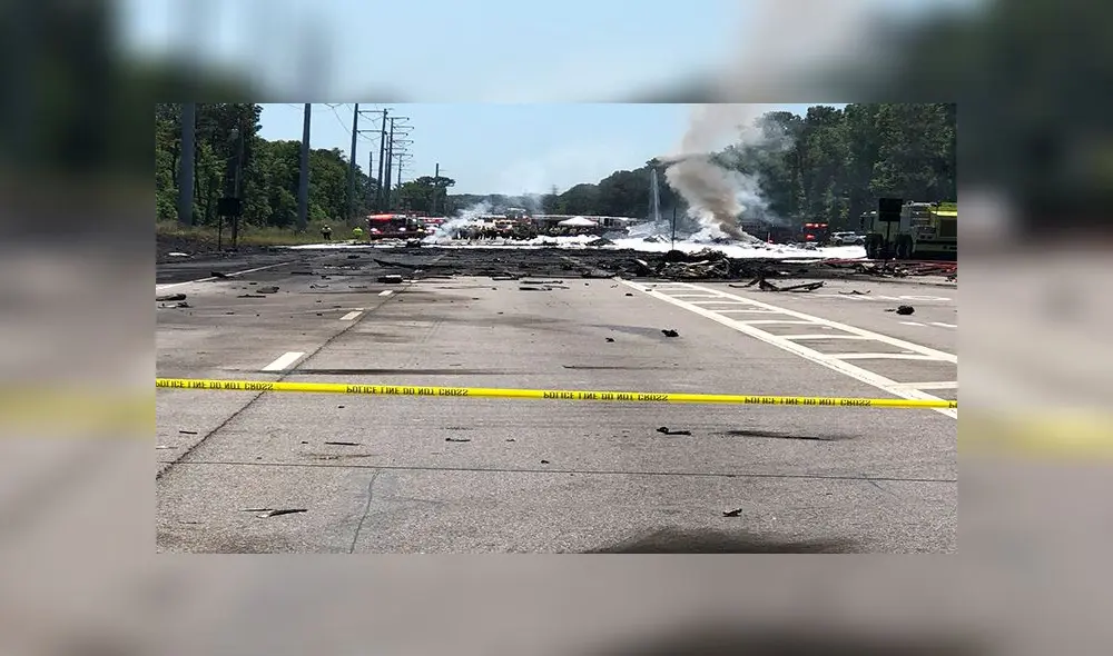 Nueve personas mueren tras estrellarse avión militar en Estados Unidos