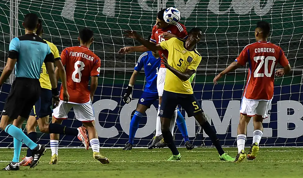 Chile y Ecuador son parte del grupo B  del Sudamericano Sub-20. Foto: AFP