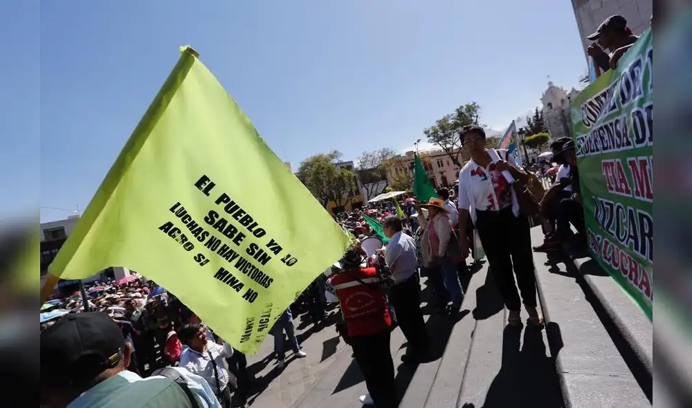 Protesta en Arequipa