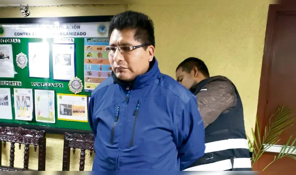 Suerte. Walter Aduviri fue detenido ayer en Lima. Hoy será trasladado a Puno.