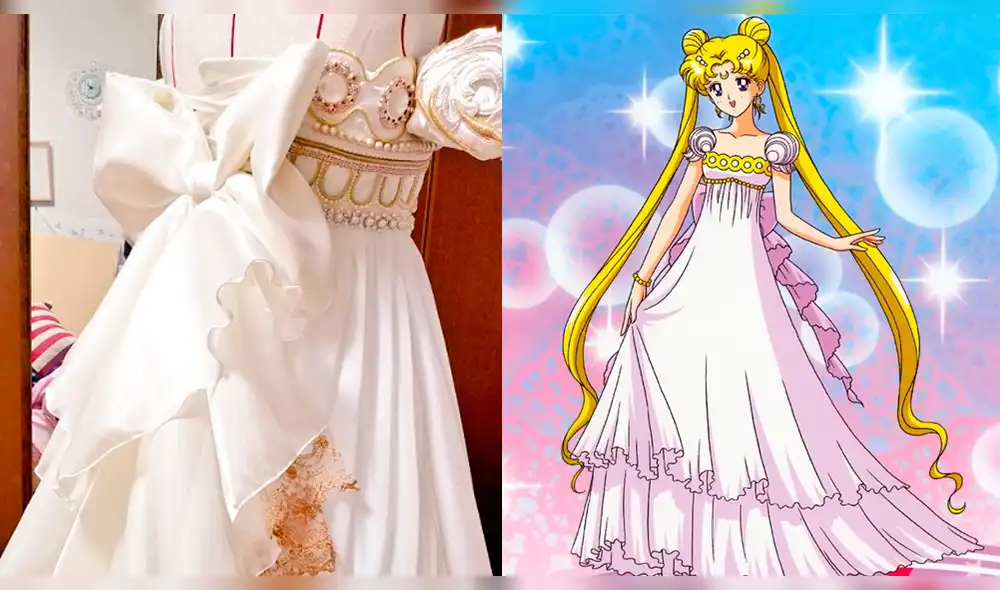 Twitter: Creó vestido de novia inspirado en Sailor Moon y resultado enamora Twitter: Creó vestido de novia inspirado en Sailor Moon y resultado enamora