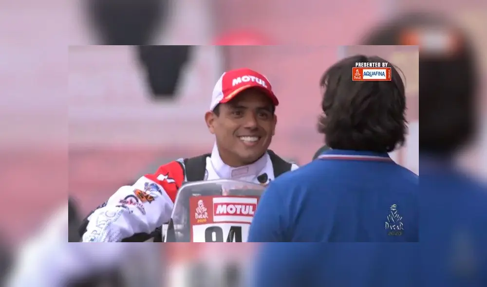 Lalo Burga, piloto de motos, correrá su cuarto Dakar y busca su revancha tras abandonar la competencia en una de las etapas en Perú. Foto: captura