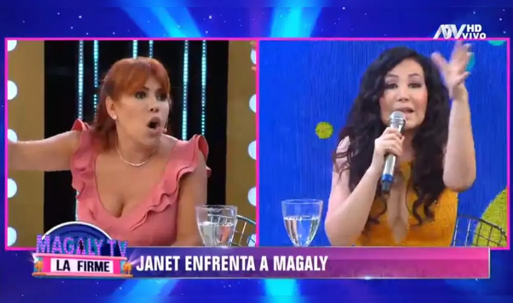 Magaly Medina enfurece con Janet Barboza por hablar de sus operaciones Magaly Medina enfurece con Janet Barboza por hablar de sus operaciones