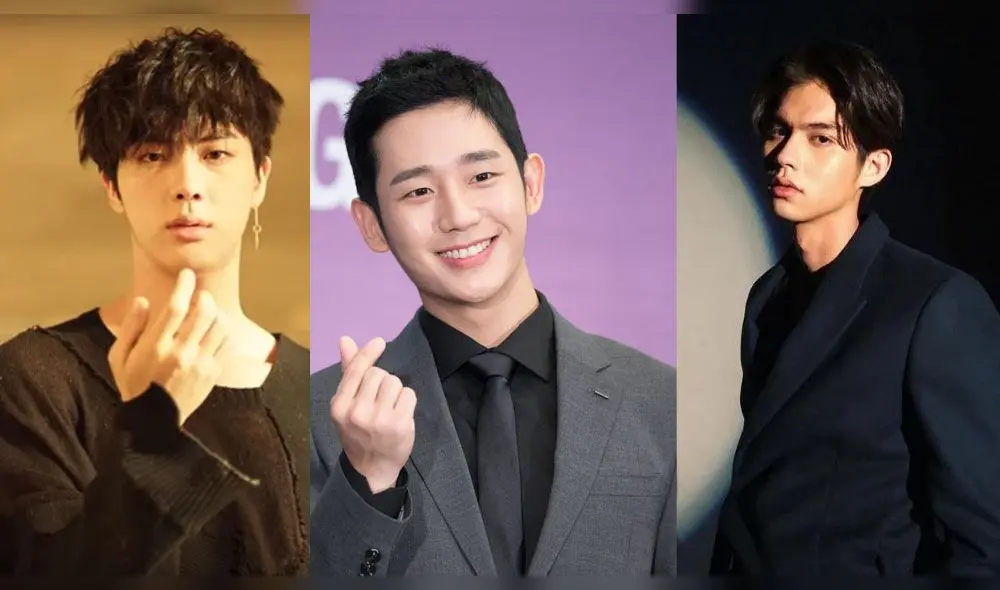Kim Seok Jin, Jung Hae In y Bright Vachiravit en los 100 artistas asiáticos más atractivos Créditos: Instagram