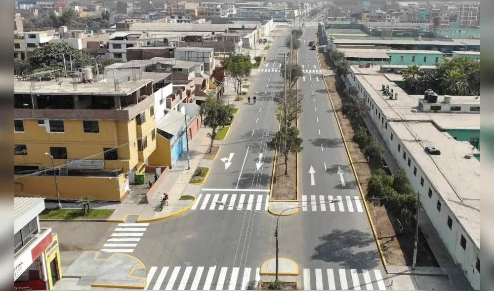 Segunda quincena de octubre debe quedar lista la avenida César Vallejo en el tramo de la av. Eguren con la av. Federico Villarreal. Foto Prensa GORE Segunda quincena de octubre debe quedar lista la avenida César Vallejo en el tramo de la av. Eguren con la av. Federico Villarreal. Foto Prensa GORE