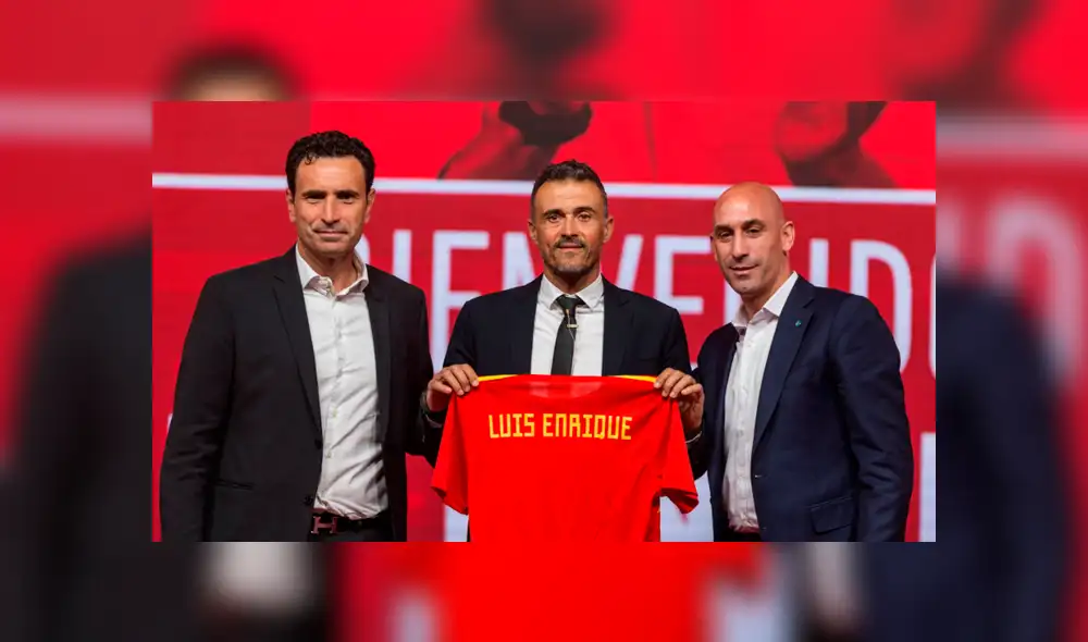 Luis Enrique fue presentado como nuevo DT de España