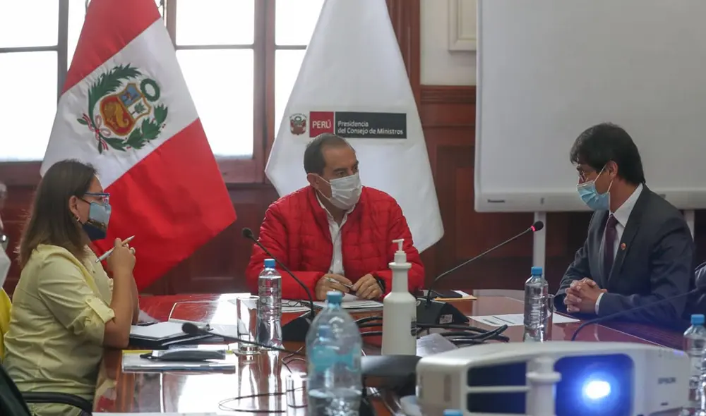 Reunión también contó con la participación de representantes del Minagri. Foto: PCM Reunión también contó con la participación de representantes del Minagri. Foto: PCM