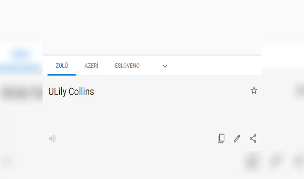 Google Translate: esto es lo que muestra el traductor al escribir  Lily Collins [FOTOS]