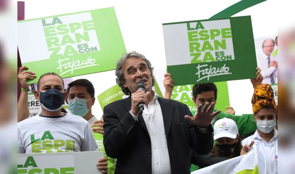 El candidato presidencial colombiano del centro, Sergio Fajardo. Foto: AFP El candidato presidencial colombiano del centro, Sergio Fajardo. Foto: AFP