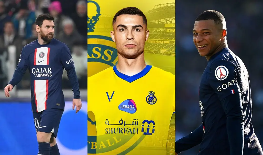 Cristiano superaría a Kylian Mbappé y a Lionel Messi como el jugador mejor pagado del mundo. Foto: Composición LR/AFP/Marca