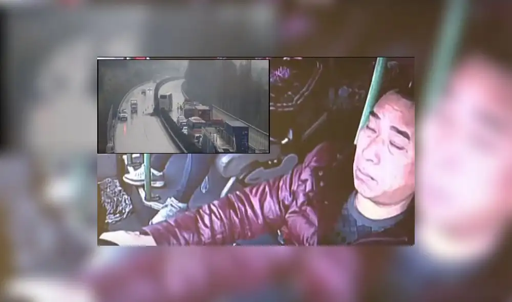 Los segundos que impactan en YouTube: chofer se duerme y ocasiona tragedia Los segundos que impactan en YouTube: chofer se duerme y ocasiona tragedia