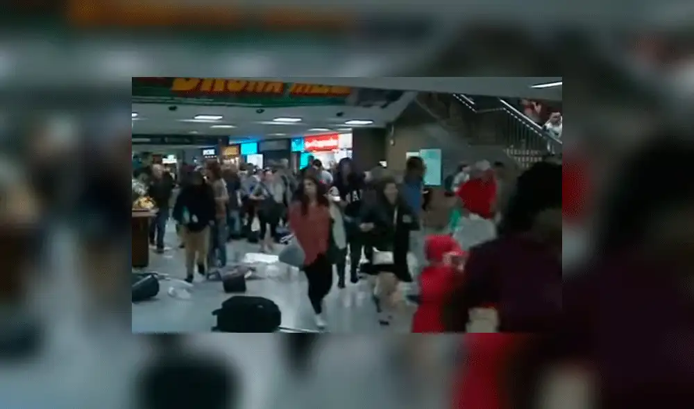 YouTube: falsa alarma genera estampida humana en estación de tren en Nueva York [VIDEO]