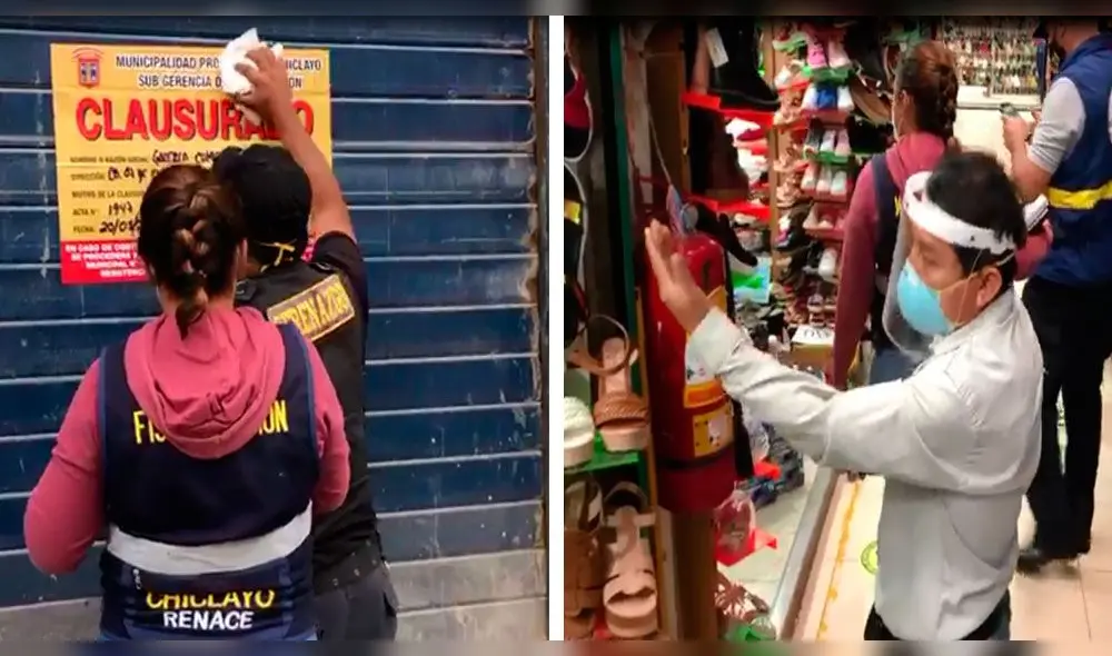 Comuna de Chiclayo clausuró temporalmente dos galerías. Comuna de Chiclayo clausuró temporalmente dos galerías.