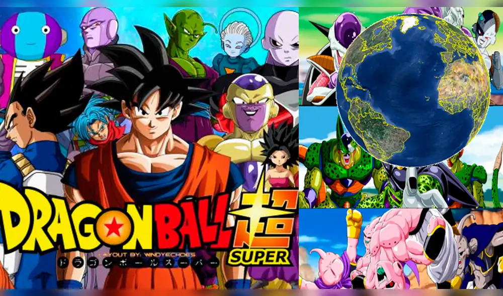 Dragon Ball Super: se revela 'Mapamundi' de los sitios que protegió Goku en la 'Tierra' de la saga [FOTOS]