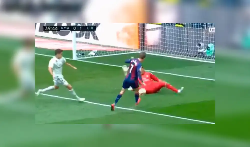 Real Madrid vs Eibar: Marc Cardona silenció el Bernabéu con soberbia definición [VIDEO]