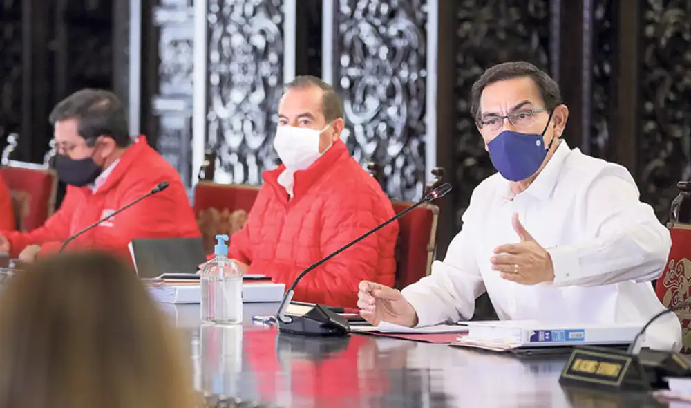 Réplica. Defendiendo su fuero, el mandatario insistió en que no asistirá a comisión presidida por el excontralor Edgar Alarcón. (Foto: SEPRES) Réplica. Defendiendo su fuero, el mandatario insistió en que no asistirá a comisión presidida por el excontralor Edgar Alarcón. (Foto: SEPRES)