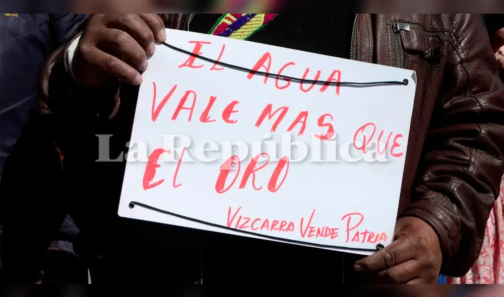 Fueron cientos de pobladores los que participaron en las protestas. Créditos: Sharon Castellanos