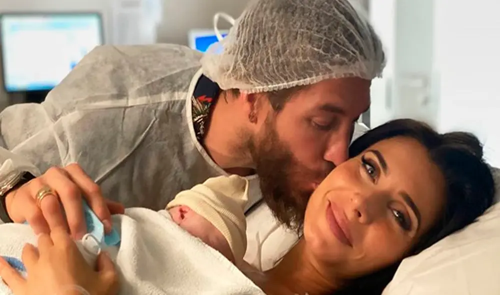 Sergio Ramos presentó a su cuarto hijo Máximo Adriano. | Foto: Redes sociales
