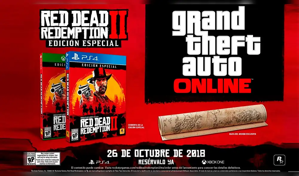 Rockstar regala 1.000.000 en dinero de GTA por reservar Red Dead Redemption 2