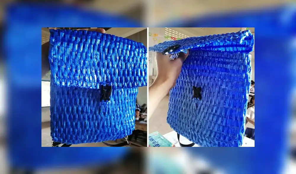 Facebook viral: padre confecciona mochila peculiar a su hijo y los internautas elogian su acto [FOTOS]