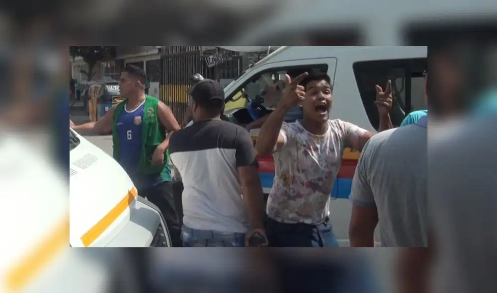 Individuos se enfrentaron a la autoridad y terminaron pro agredirlos. (Foto: Municipalidad de Surco)