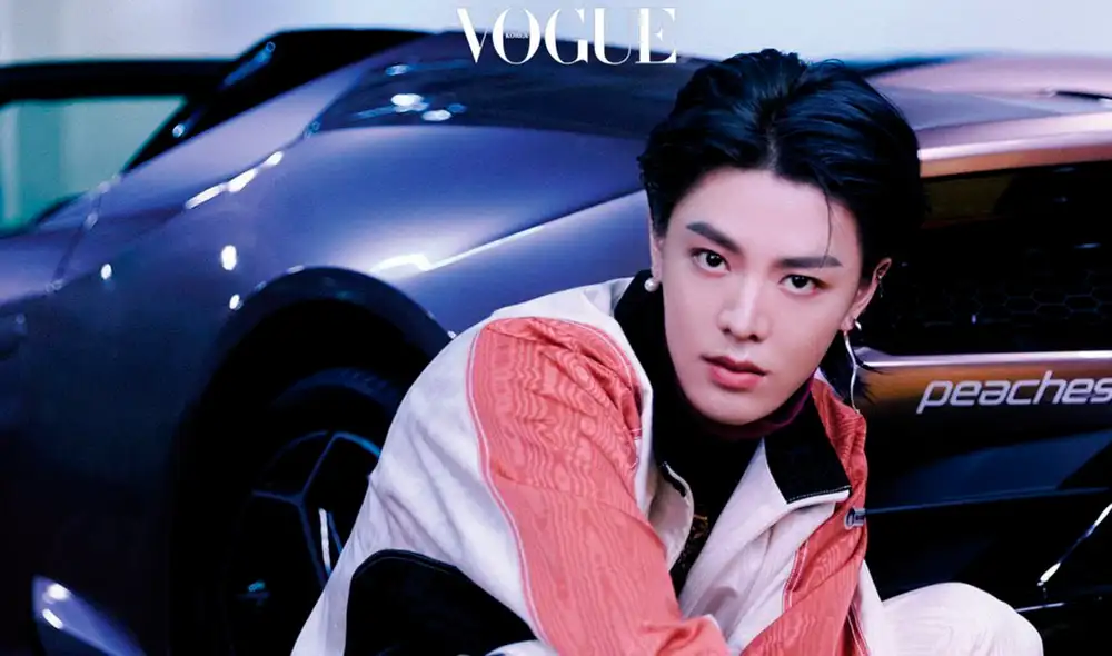 Siete integrantes de NCT, entre ellos Yuta, representan como intérpretes a la canción "Work it". Foto: Vogue