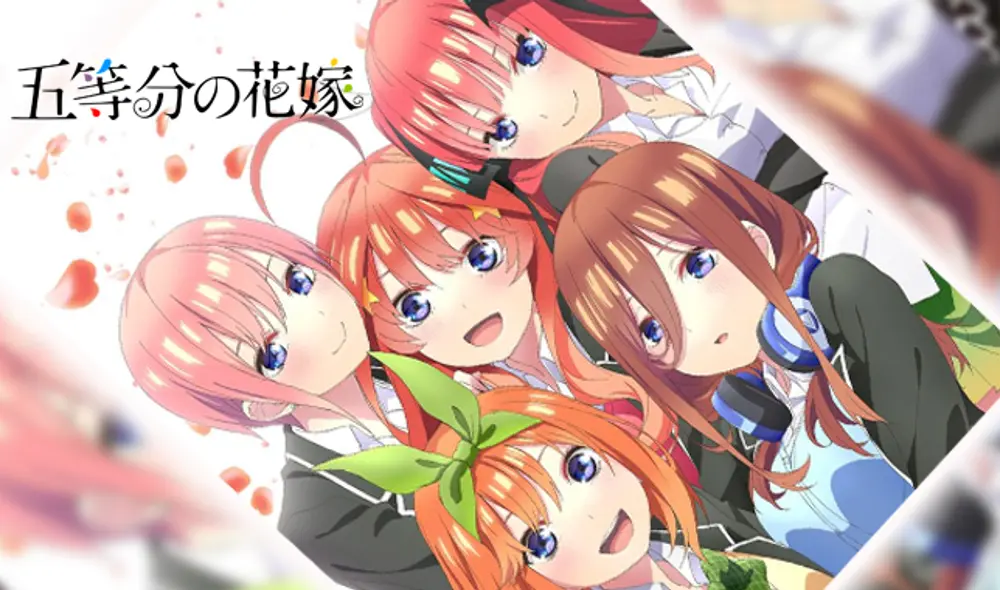 Mira aquí el primer tráiler para la segunda temporada de Go-Toubun no Hanayome