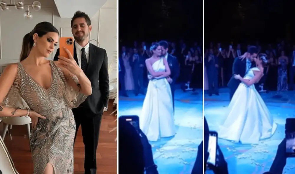 Valeria Piazza y Pierre Cateriano están felices con su boda. Foto: Instagram/Valeria Piazza