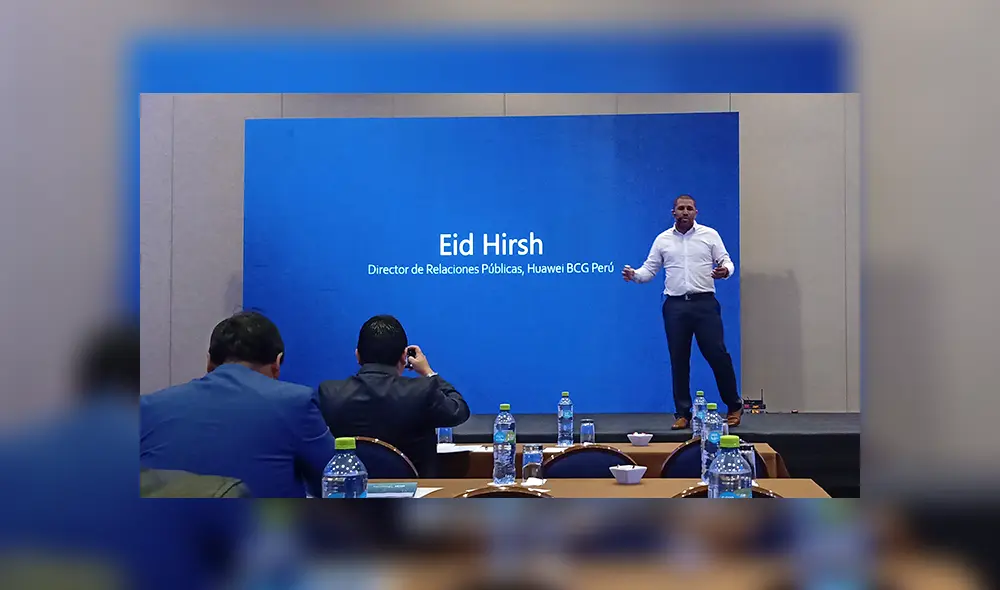 Eid Hirsh, Director de Relaciones Públicas para Huawei Perú. | Foto: Carol Larrain.