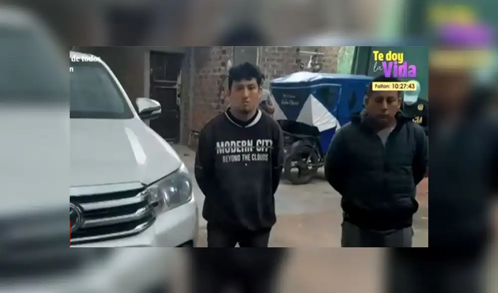 Los delincuentes fueron capturados en el establecimiento. / Créditos: Captura de pantalla de America Noticias Los delincuentes fueron capturados en el establecimiento. / Créditos: Captura de pantalla de America Noticias