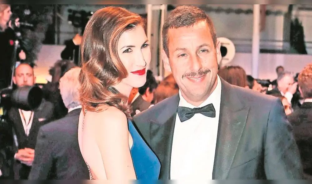 Adam Sandler y Jacqueline Titone | FOTO: Agencia EFE