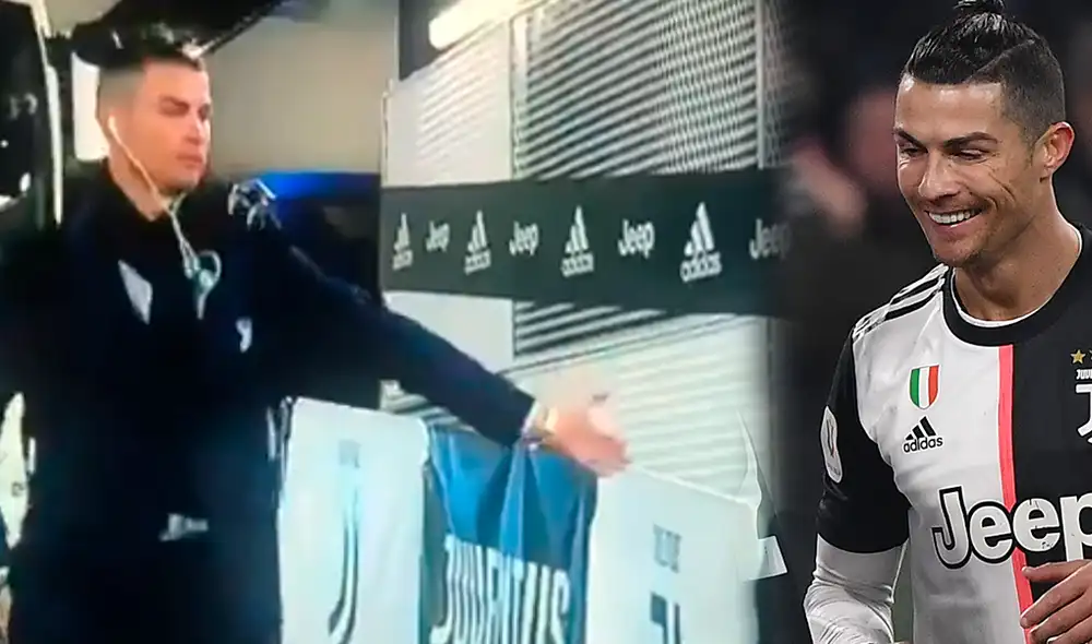 Previo al partido entre Juventus vs. Inter de Milan, Cristiano Ronaldo protagonizó peculiar escena.