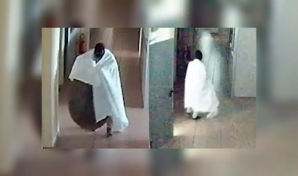 Facebook viral: ladrón vestido como "fantasma" fue captado robando pinturas italianas [VIDEO]