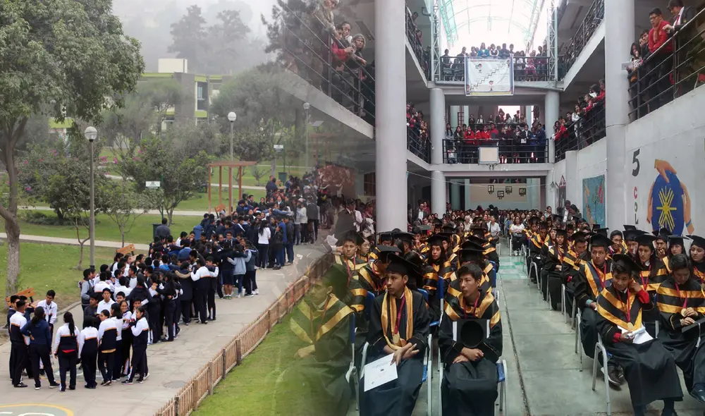 Los COAR suelen tener instalaciones espaciosas para sus estudiantes. Foto: COAR Lima/COAR Ayacucho/Facebook/Composición LR