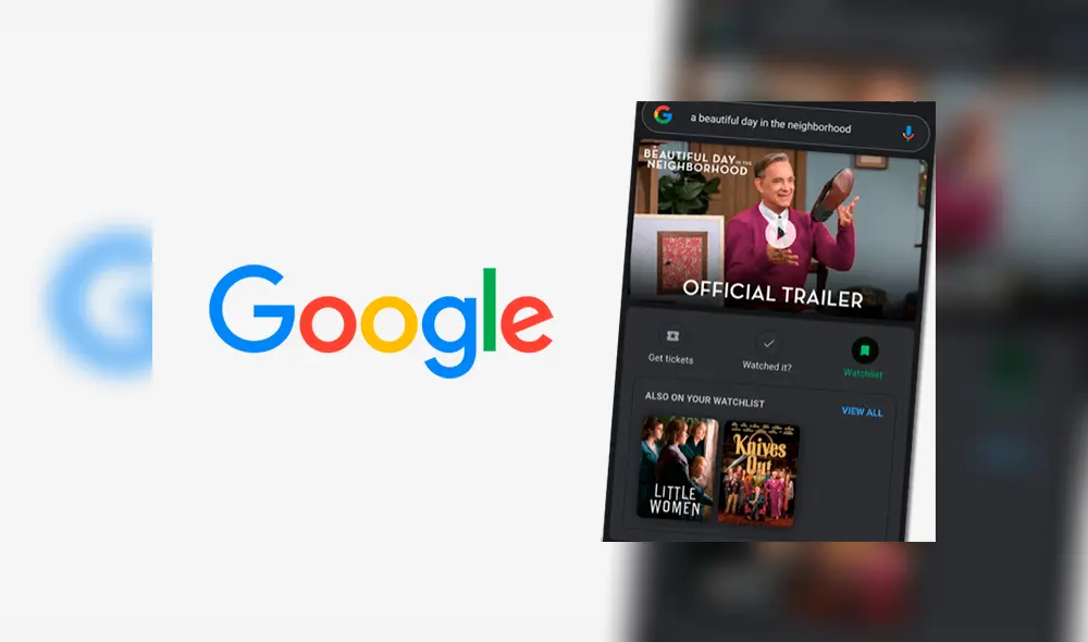 Google añade nueva función de listas en el motor de búsqueda para guardar las películas y series que estamos viendo.