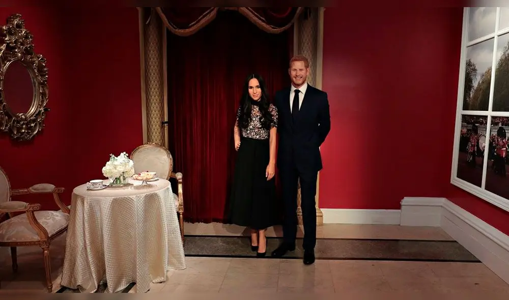 Retiran las estatuas del príncipe Harry y Meghan Markle de la exposición de  la familia real en el museo de Madame Tussauds. Foto: Instagram