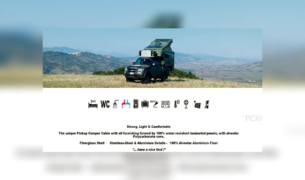 Mafia italiana camuflaba cocaína en techos de camionetas tipo cámper